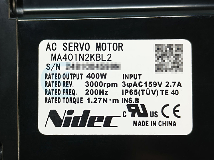 尼得科N伺服電機MA401N2KBL2 尼得科N伺服電機MA401N2KBL2